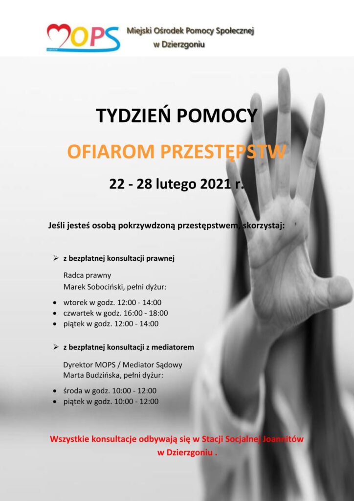 Tydzień Pomocy Ofiarom Przestępstw