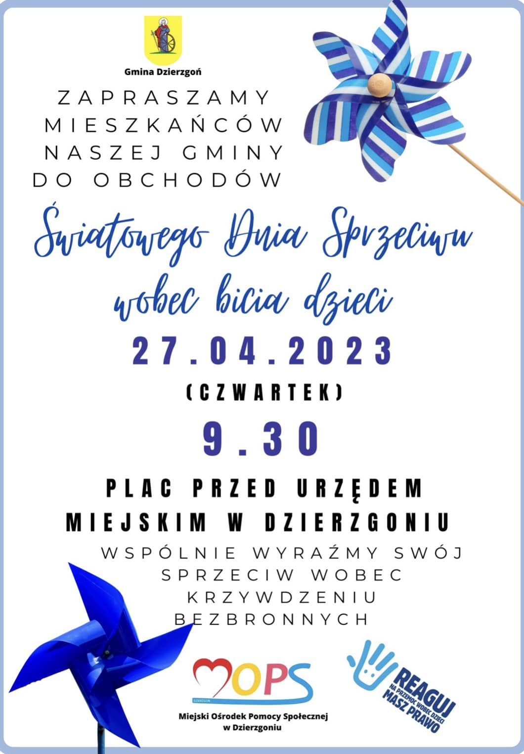 Światowy Dzień Sprzeciwu wobec bicia dzieci