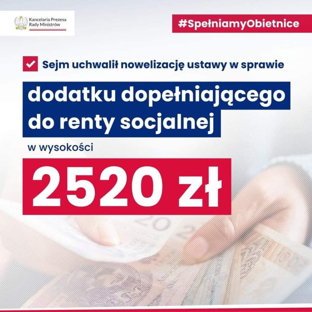 nowe świadczenie dodatek dopełniający