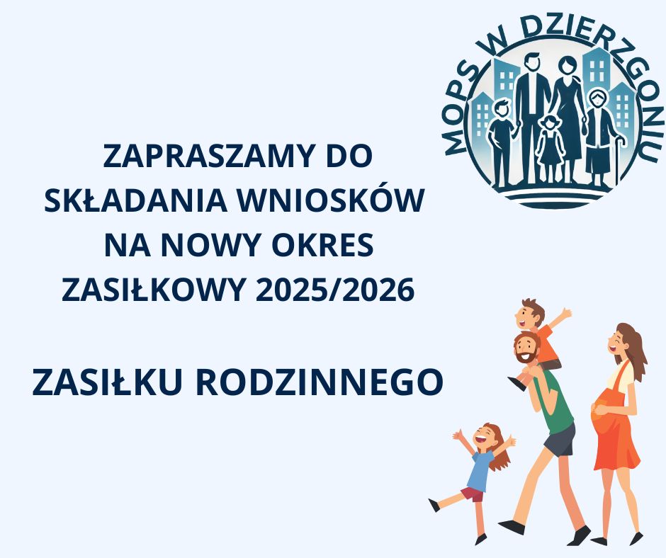 Nowy okres zasiłkowy 2025/2026 zasiłku rodzinnego
