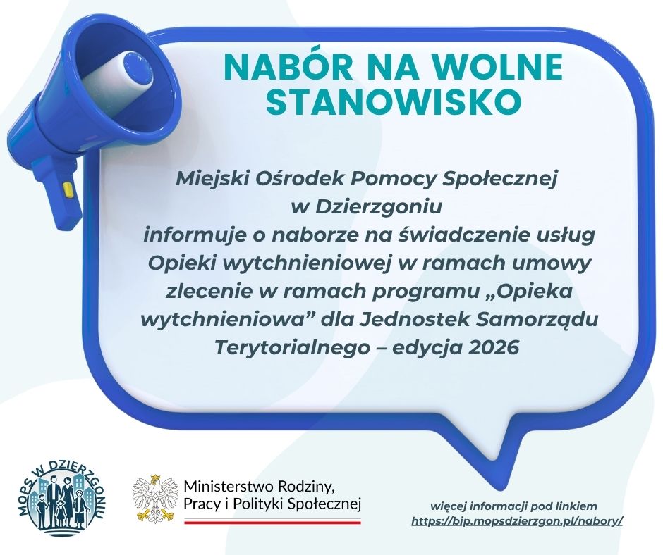 NABÓR NA WOLNE STANOWISKO