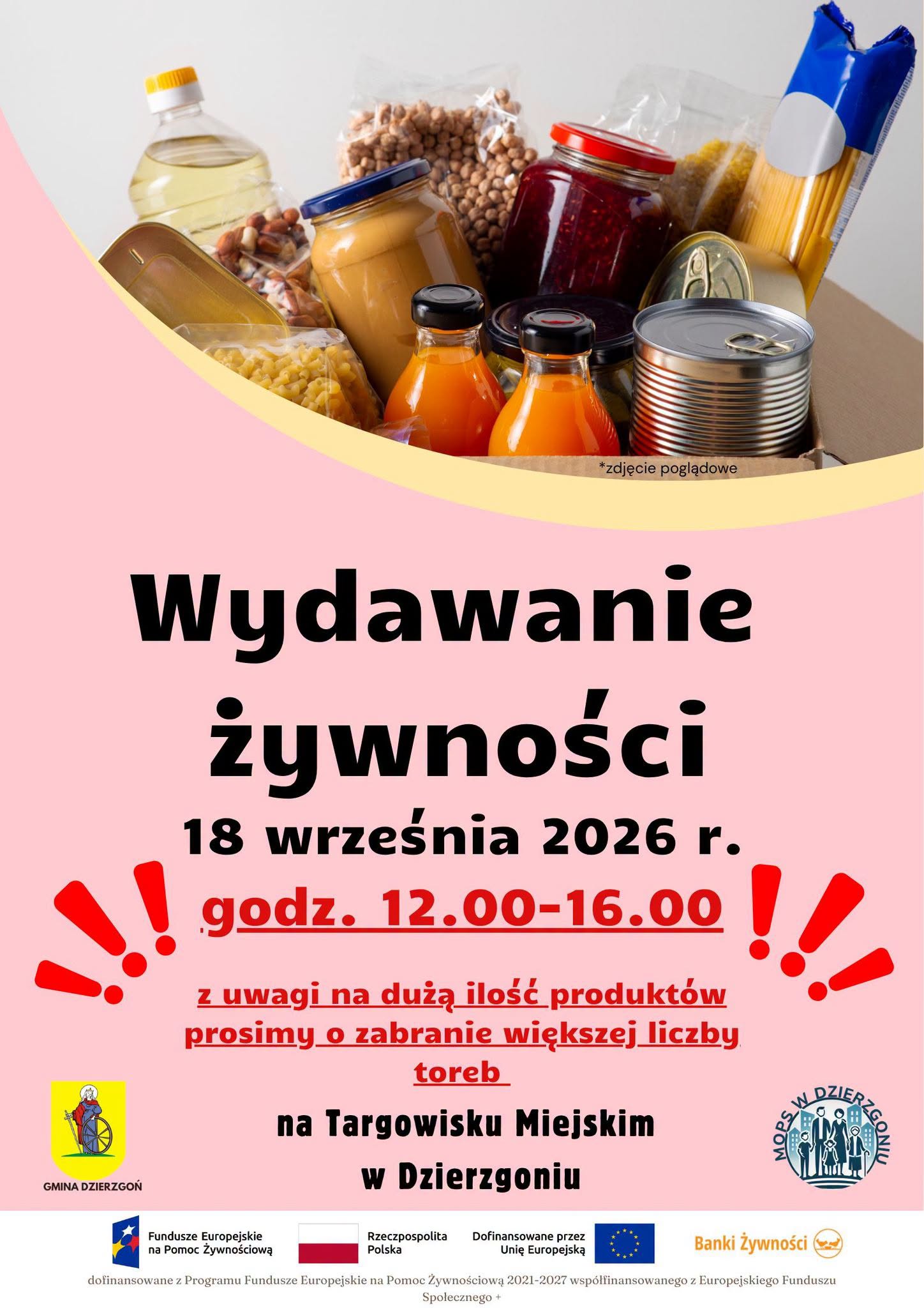 Wydawanie żywności – 18 września 2026 r.